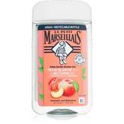 Le Petit Marseillais Extra Gentle Shower Gel Organic White Peach & Organic Nectarine gel za prhanje 250 ml za ženske