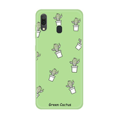 Silikonski ovitek - Samsung S9 | Limeta barva, motiv kaktusi