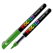 Akrilni marker M&G MOCALO, s čopičasto konico - gozdno zelena 508
