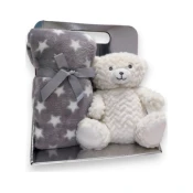 Bbo set igracka + cebence (b230319) – white bear ( B230319-2 )