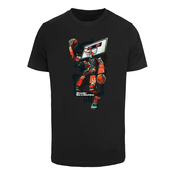Mens T-shirt Bball Robot black