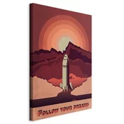 artgeist Slika Na Platnu Space Flight