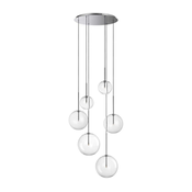 Ideal Lux - LED Lestenec na vrvici EQUINOXE 6xG4/2W/230V krom