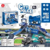 HK Mini igracka policijska stanica sa vozilima