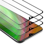 Cadorabo CADORABO Vivo Y91C - Zaščitna folija v transparentno s čarno - 3-pack Kaljeno steklo za zaščito zaslona s trdoto 9H in 3D dotikom, (20548326)