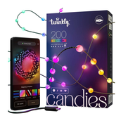 Inteligentni led venček Twinkly Candies 200 RGB LED perły, 12 mb