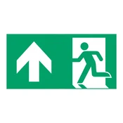 B-Safety Znak poti pobega tipa H za L-LUX Standard Eco - bela, zelena - Plastika