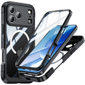 INF Združljiv s iPhone 17 Trpežen 9H stekleni ovitek z magnetno podporo, (5000080703)