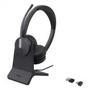 Yealink BH70 Dual with Stand Teams Slušalice Bežično Obruč za glavu Ured / pozivni centar USB Tip-A Bluetooth Postolje za punjenje Crno
