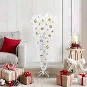 vidaXL vidaXL Umestno božično drevo med 150 LED Bela 120 cm PVC in jeklo, (5000111427)