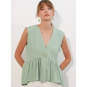 Bigdart Bluza Blusen pastelno zelena