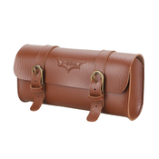 Generic Vintage torba za kolesarsko krmilo Tail Bag iz pu usnja (črna), (21131473)