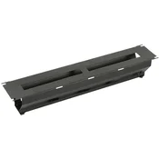 2U 19 Rack Tidy Panels s pokrovom, črne barve, RAO425BL