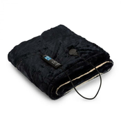 Klarstein Dr. Watson SuperSoft, grijaća deka, 120 W, 180 x 130cm, dugačka mikrovlakna, bež / plava