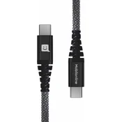 EKO CABLE Kevlar USB-C/USB-C 1,2 m 60W antracit