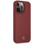 slomart Ohišje Mercedes Silicone Line za iPhone 13 Pro Max - rdeče