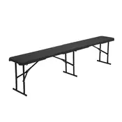 shumee ZLOŽLJIVA VRTNA klop 183 CM ANTRACIT NC3404 NILS CAMP