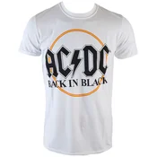 Metal majica moška AC-DC - Back In Black Circle - ROCK OFF - ACDCTS12MW