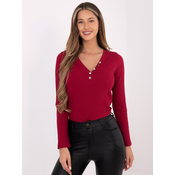 Bordo bluza z gumbi