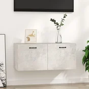 Zidni ormaric boja betona 80x36,5x35 cm od konstruiranog drva