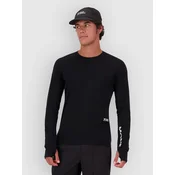 Mons Royale Temple Merino Long Sleeve Base Layer Top black
