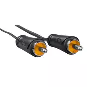 Hama 00205098 audio kabel 1,5 m RCA Crno