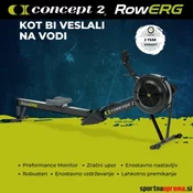 Concept2 RowErg | Vaša Pot do Vrhunske Kondicije in Svobode gibanja!