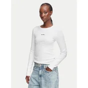 Guess Jeans Bluza W6YP14 K3821 Bela Slim Fit