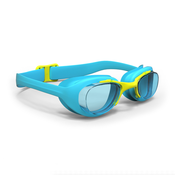 Naocale za plivanje XBASE velicina L prozirna stakla plavo-žute