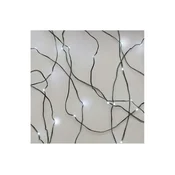 Emos LED nano venec s časovnikom, 15m, zunanji in notranji, hladno bel