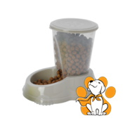 Moderna Smart Snacker Jumbo Warm Gray 3l, Hranilica Za Pse i Macke, Siva