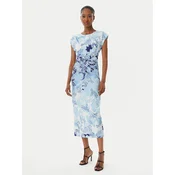 Hale Bob Cocktail obleka Thora 5ZLG662A Svetlo modra Slim Fit