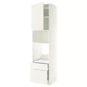 METOD / MAXIMERA Visoki element za ugradne uredaje, bela/Vallstena bela, 60x60x240 cm