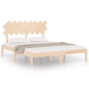 Vidaxl Posteljni okvir 160x200 cm iz trdnega lesa