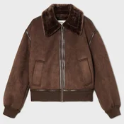 Cropp - Sherpa jakna - tamno braon