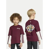 adidas Bluza Pixar Toy Story KG6133 Bordo rdeča Regular Fit