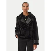 Rinascimento Krzno CFC0127145003 Črna Regular Fit