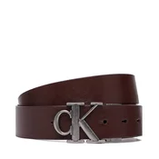 Pas Calvin Klein Ck Buckle Tumbled 35Mm Adj/Rev LV04D7049G Rjava