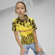 Puma KIDSUPER x BORUSSIA DORTMUND Jersey Youth, Yellow, Size 11-12Y, Clothing