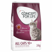 Concept for Life All Cats 10+ - poboljšana recepturš - 3 x 3 kg
