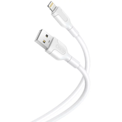 Cable USB to Lightning XO NB212 2.1A, white (6920680827848)