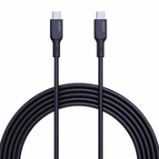 AUKEY Circlet Blink 100W Silicone USB-C to USB-C Cable 1.8m - Crni