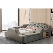 HANAH HOME Bracni krevet Dorwatch Smart Brown
