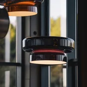 MARSET LED obesna svetilka Bohemia, Triac, vijolična - Dnevna soba/jedilnica - Dizajn - Plastika