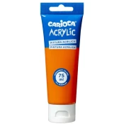 Akrilna barva 75 ml v oranžni barvi - Carioca