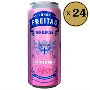 ALeCoq Koktel Gin Rose, 0.5l, 24 komada