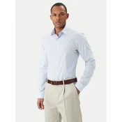 Calvin Klein Srajca LV019EU109 Modra Slim Fit