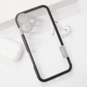 Maska Wolmtt Bumper za iPhone 16 crna
