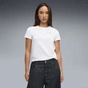 PUMA Essentials Elevated Tee Women, Clothing, White Glow Heather, XL
