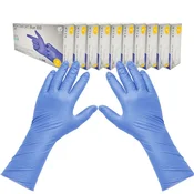 shumee Nitrilne rokavice S modre Ampri Blue 300 100 kosov v kartonu 10 kosov